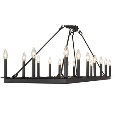 Z Lite Almet 16 Light Linear Chandelier 3
