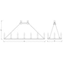 Z Lite Almet 16 Light Linear Chandelier 7