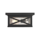 Z Lite Almet 2 Light Outdoor Flush Mount 1