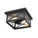 Z Lite Almet 2 Light Outdoor Flush Mount 2