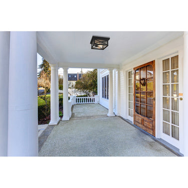 Z Lite Almet 2 Light Outdoor Flush Mount 6