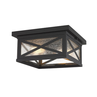 Z Lite Almet 2 Light Outdoor Flush Mount 