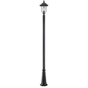 Z Lite Almet 2 Light Outdoor Post Mounted Fixture 