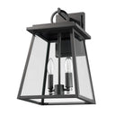 Z-Lite Almet 2 Light Outdoor Wall Light in Black Finish 4