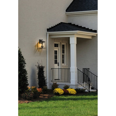 Z-Lite Almet 2 Light Outdoor Wall Light in Black Finish 5
