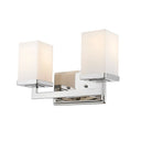 Z-Lite Almet 2 Light Vanity Wall Sconce in Chrome Finish 1