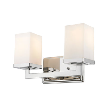 Z-Lite Almet 2 Light Vanity Wall Sconce in Chrome Finish 1