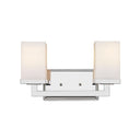 Z-Lite Almet 2 Light Vanity Wall Sconce in Chrome Finish 2