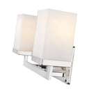Z-Lite Almet 2 Light Vanity Wall Sconce in Chrome Finish 3
