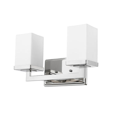 Z-Lite Almet 2 Light Vanity Wall Sconce in Chrome Finish 4