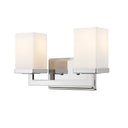Z-Lite Almet 2 Light Vanity Wall Sconce in Chrome Finish 