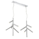 Z-Lite Almet 20.25" 12 Light Linear Chandelier in Chrome Finish 1