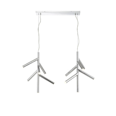 Z-Lite Almet 20.25" 12 Light Linear Chandelier in Chrome Finish 2