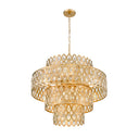 Z-Lite Almet 25.75" 13 Light Chandelier in Heirloom Brass Finish 1