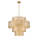 Z-Lite Almet 25.75" 13 Light Chandelier in Heirloom Brass Finish 2