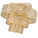 Z-Lite Almet 25.75" 13 Light Chandelier in Heirloom Brass Finish 3