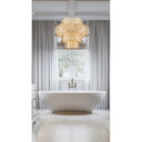 Z-Lite Almet 25.75" 13 Light Chandelier in Heirloom Brass Finish 5