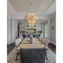 Z-Lite Almet 25.75" 13 Light Chandelier in Heirloom Brass Finish 6