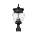 Z-Lite Almet 3 Light Outdoor Post Mount Fixture 4