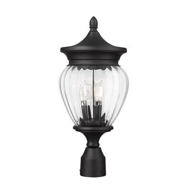 Z-Lite Almet 3 Light Outdoor Post Mount Fixture 