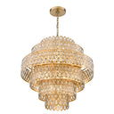 Z-Lite Almet 32.5" 17 Light Chandelier in Heirloom Brass Finish 1