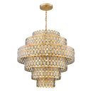 Z-Lite Almet 32.5" 17 Light Chandelier in Heirloom Brass Finish 4