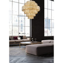 Z-Lite Almet 32.5" 17 Light Chandelier in Heirloom Brass Finish 6