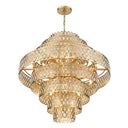 Z-Lite Almet 44.75" 25 Light Chandelier in Heirloom Brass Finish 1