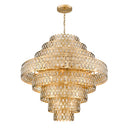 Z-Lite Almet 44.75" 25 Light Chandelier in Heirloom Brass Finish 2