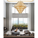 Z-Lite Almet 44.75" 25 Light Chandelier in Heirloom Brass Finish 5