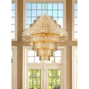 Z-Lite Almet 44.75" 25 Light Chandelier in Heirloom Brass Finish 6