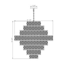 Z-Lite Almet 44.75" 25 Light Chandelier in Heirloom Brass Finish 7