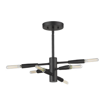 Z Lite Almet 6 Light Semi Flush Mount 4
