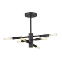 Z Lite Almet 6 Light Semi Flush Mount 