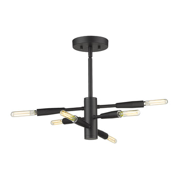 Z Lite Almet 6 Light Semi Flush Mount 
