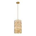 Z-Lite Almet 9.25" 3 Light Pendant in Heirloom Brass Finish 2