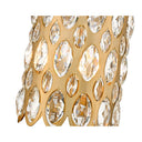 Z-Lite Almet 9.25" 3 Light Pendant in Heirloom Brass Finish 3