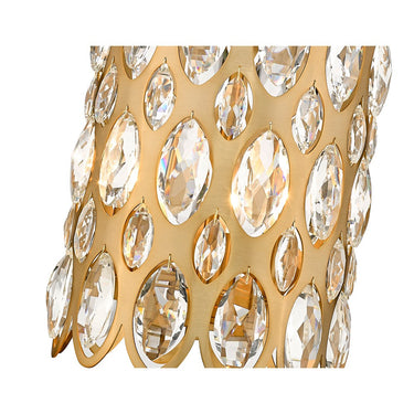 Z-Lite Almet 9.25" 3 Light Pendant in Heirloom Brass Finish 3