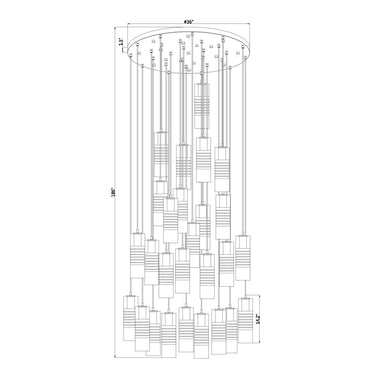 Z Lite Alton 27 Light Chandelier 7