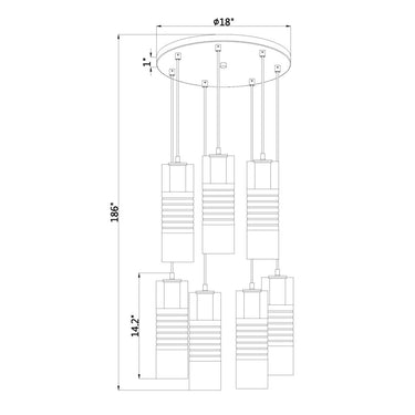 Z Lite Alton 7 Light Chandelier 7