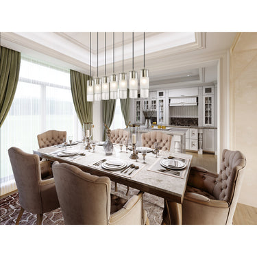 Z Lite Alton 7 Light Linear Chandelier 6