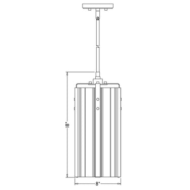 Z Lite Alverton 1 Light 18" Pendant 7