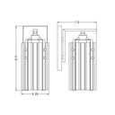 Z Lite Alverton 1 Light Wall Sconce 7