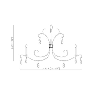 Z Lite Amara 6 Light Chandelier 7