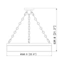Z Lite Anders 3 Light Semi Flush Mount 7