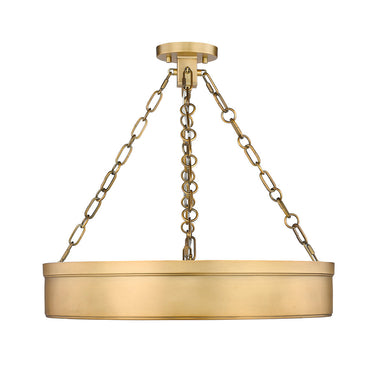 Z Lite Anders 3 Light Semi Flush Mount 9