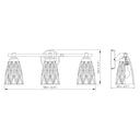 Z Lite Andree 3 Light Vanity Wall Sconce 7