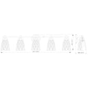 Z Lite Andree 5 Light Vanity Wall Sconce 7