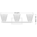 Z Lite Annalise 3 Light Vanity Wall Sconce 7