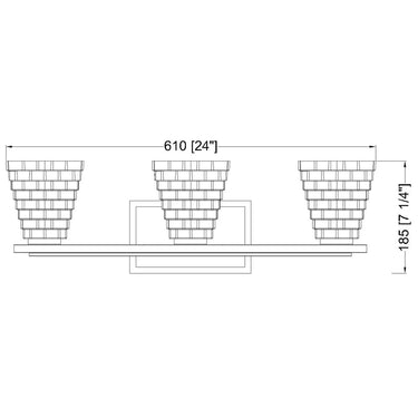Z Lite Annalise 3 Light Vanity Wall Sconce 7